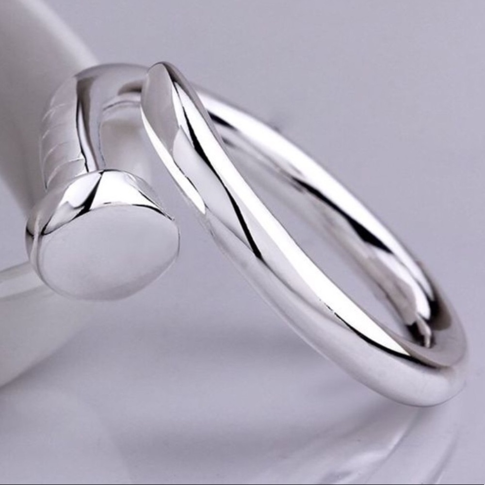 Silver Nail Ring (M15) - Picture 4 of 4